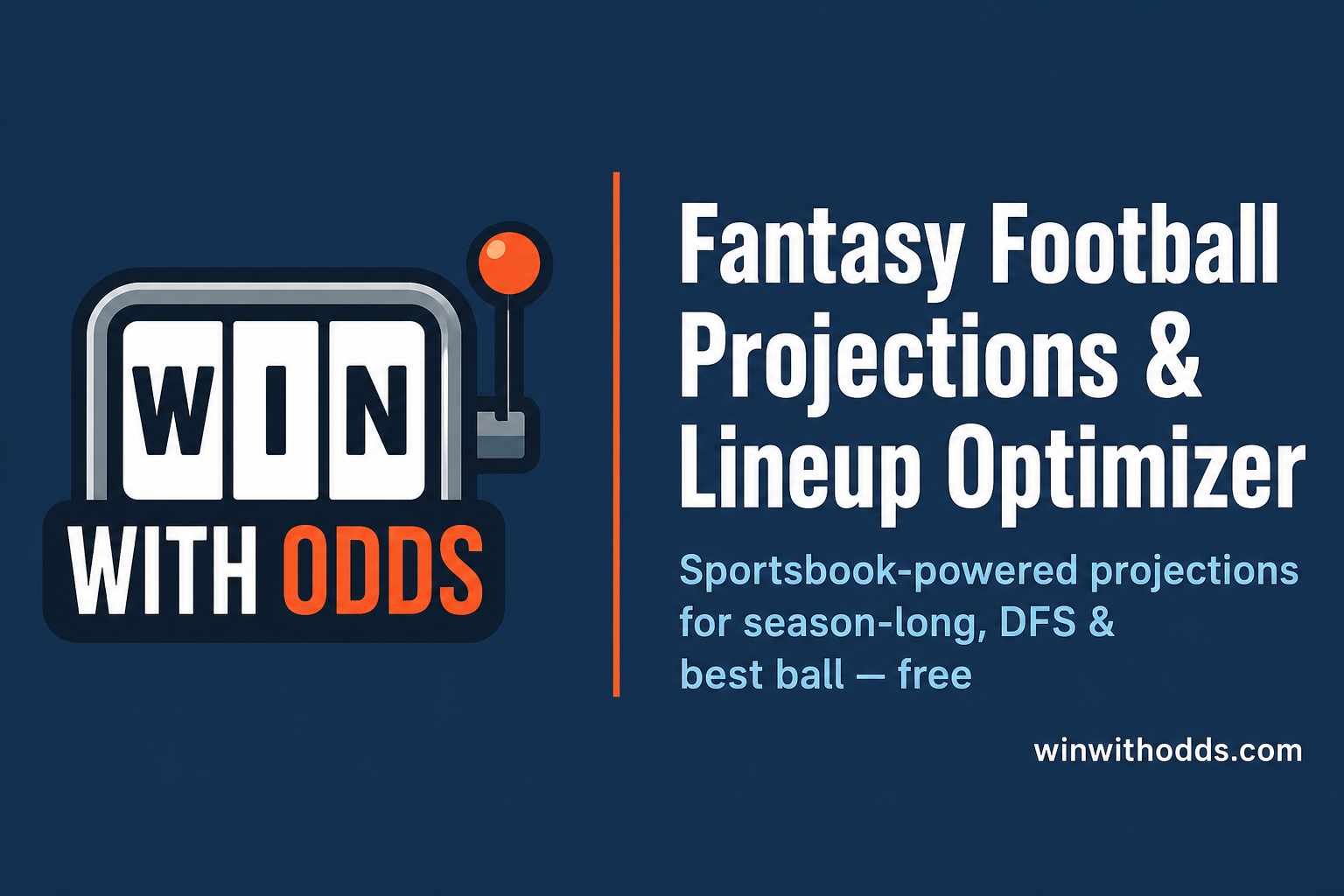 Optimizer Graph Fantasy Football Projections & Lineup Optimizer | Win With Odds